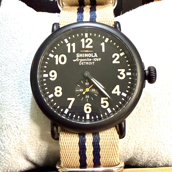 Shinola Other - Shinola Runwell Collection Argonite Designer Classic Mens Watch